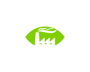 Nature Factory Icon Logo Design Element