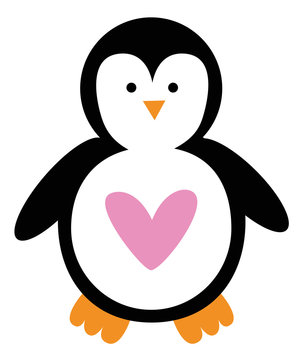 Happy Valentines Day Penguin