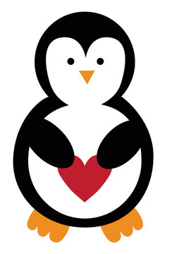 Happy Valentines Day Penguin