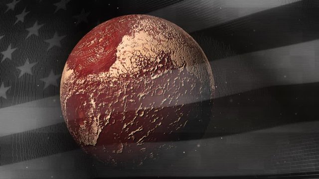 United States expedition to Pluto - Terraforming concept -- Image Courtesy of NASA