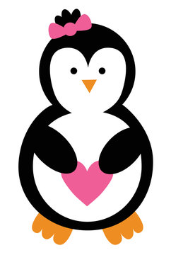 Love Heart Penguin