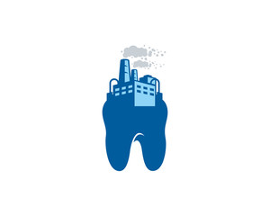 Dental Factory Icon Logo Design Element