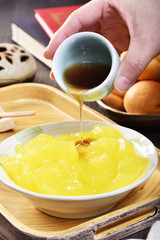 Taiwan delicious dessert - Fun guo (Powder cake) 