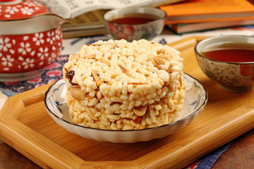 Taiwan's hakka  traditional cuisine - rice cake