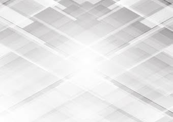 white and gray color abstract geometric vector background modern design for business with copy space