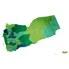イエメン　地図　国　アイコン