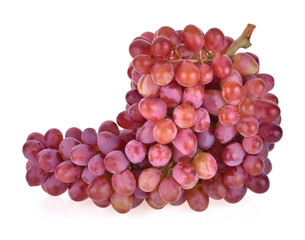 red grape isolated on white background.