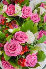 Bouquet of beautiful spring flowers 
