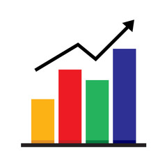 Business Market Chart Vector Illustration Graphic