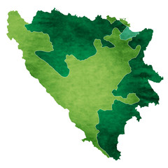 ボスニア　地図　国　アイコン