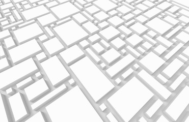 White urban background