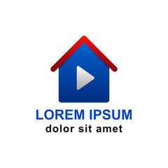 House Media Logo Vector