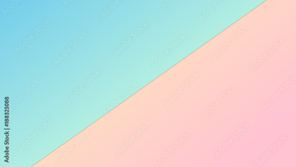 Poster paper with two color background, idea for banner. horizontal abstract geometric compositions with pa