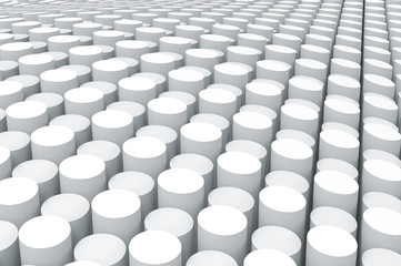 Fototapeta premium White column background