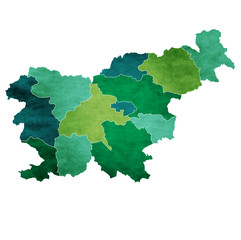 スロベニア　地図　国　アイコン