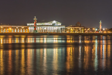 Fototapeta na wymiar The building of the St. Petersburg Stock Exchange