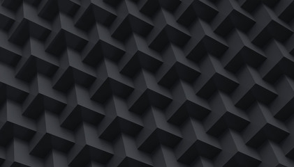Black cube background