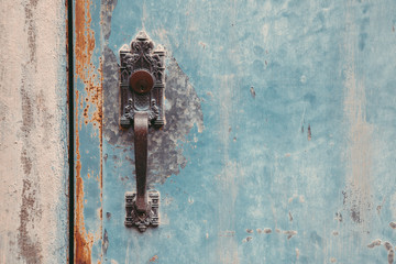 Vintage style door and doorknob