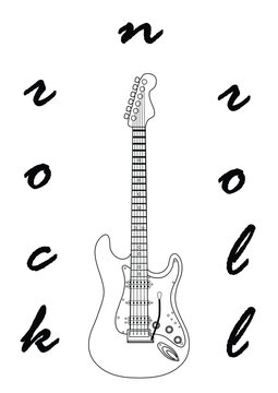 electric guitar rock and roll
