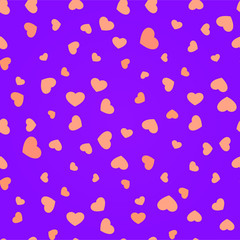 Bright seamless Valentines day pattern. Vivid love background