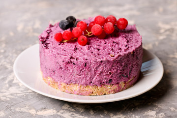 Blueberry cheesecake
