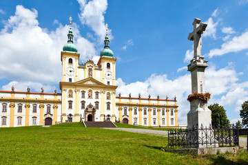 Obraz premium Holly Hill, The Church of the Visitation of the Virgin Mary, Olomouc, Moravia, Czech republic 