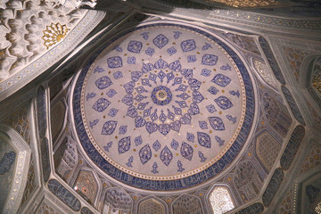 Fototapeta na wymiar mosaic mosque madrasah