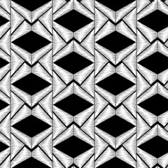 Ethnic boho seamless pattern. Scribble texture. Folk motif. Textile rapport.