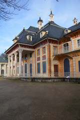 Fototapeta na wymiar Schlosspark Dresden-Pillnitz, Das Bergpalais