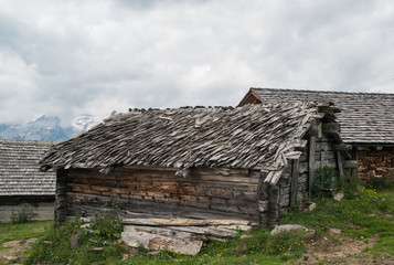 Old house in the swiss alps