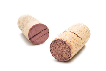 wine cork isolated