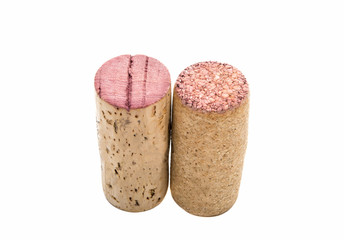 wine cork isolated