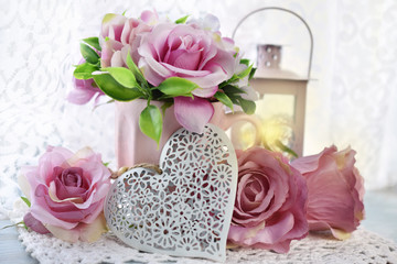 romantic decoration for wedding or valentines