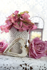 romantic decoration for wedding or valentines