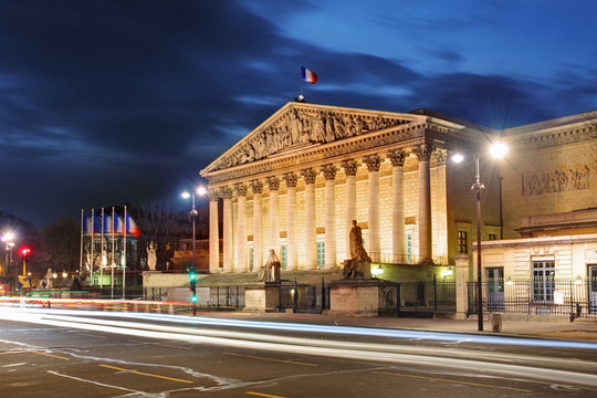 Fototapeta French National Assembly, Paris, France