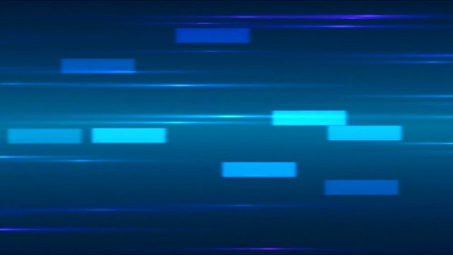 Fast Colorful Bars Animation - Loop Blue
