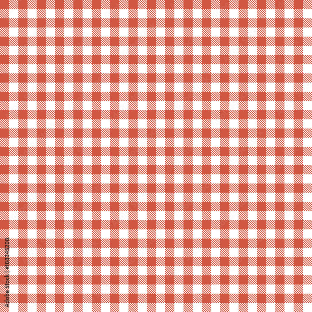 Fototapete checkered seamless table cloths pattern