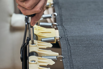Replacing broken plastic bed slat holders