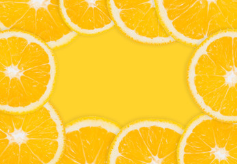 Obraz premium Orange slices background 