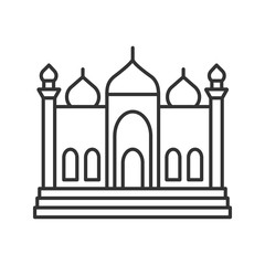Mosque linear icon