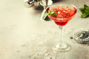 Fresh margarita cocktail