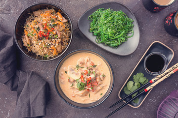 Thai food dishes