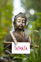 Buddha mit Wort Tathata