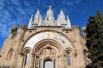 Temple expiatoire du Sacré-Cœur de Jésus-Christ, Tbidabo, Barcelone, Espagne