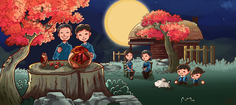 Mid Autumn Festival reunion