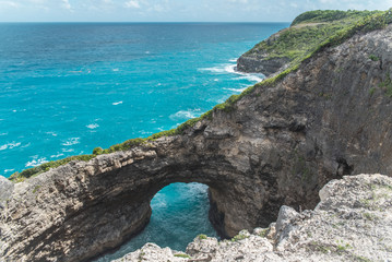 Guadeloupe, Marie-Galante island, the hole 