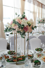 Beautiful decoration for wedding ceremony eve