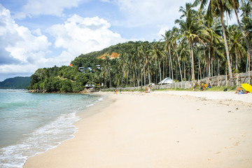 Obraz premium Las Cabanas beach in Palawan island, Philippines