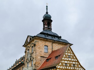 Fototapeta na wymiar Bamberger Rathausturm 