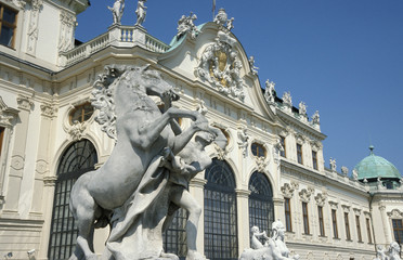 Obraz premium Belvedere, Österreich, Wien, 3. Bezirk